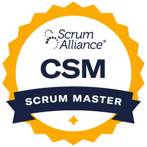 sa-csm-300 Certified Scrummaster badge image